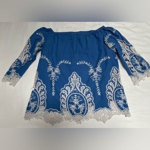 Cynthia Rowley // Medium // Off the Shoulder Top